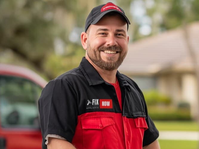 Fix Now technician on a service call near Cheval